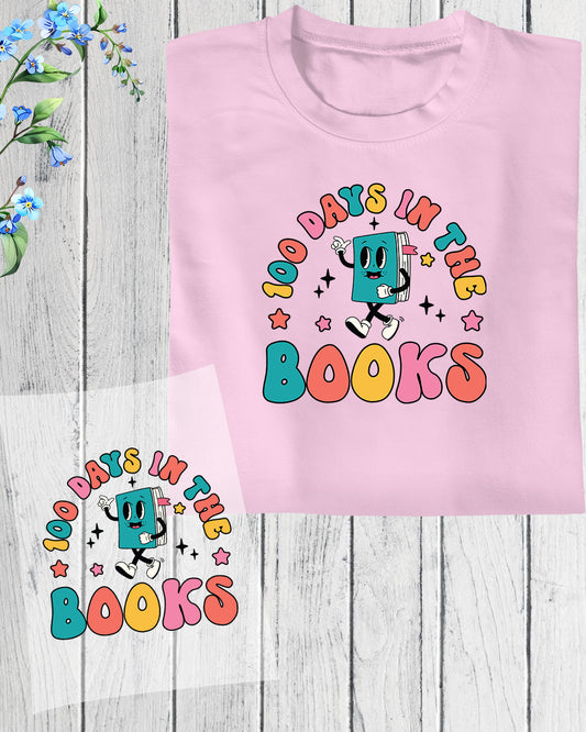 100 Days in The Books DTF Transfer Film