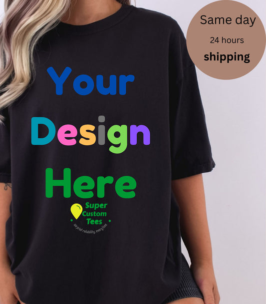 Custom T Shirts - Gildan Heavy Cotton Short Sleeve Tees - Same Day Printing