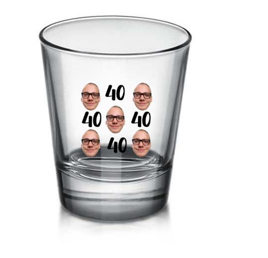 Personalized Glasses with Logo & Photo