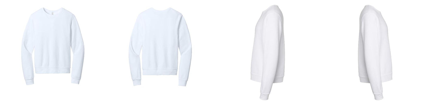Bella Canvas 3911 - Unisex Sponge Fleece Classic Crewneck Sweatshirts