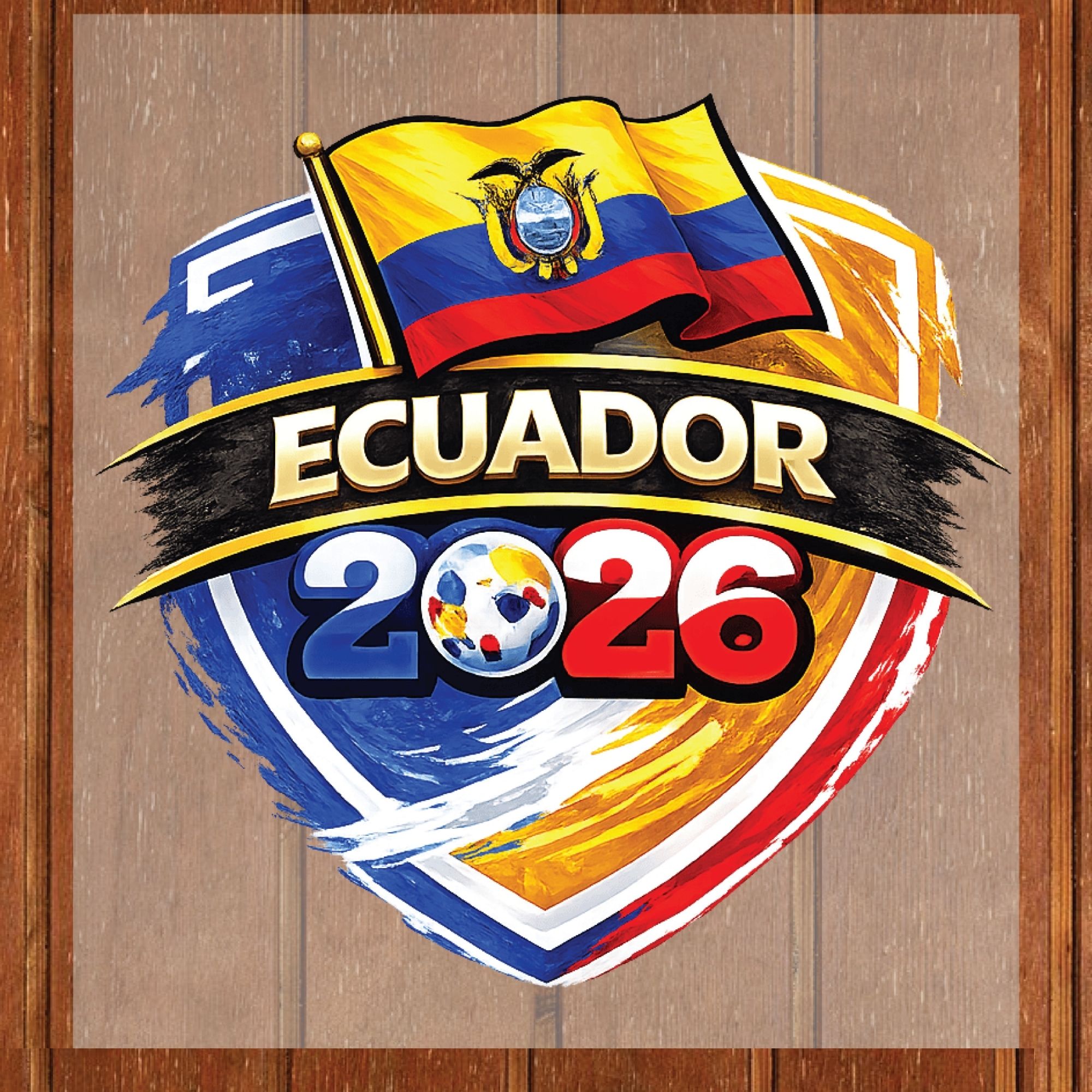 Ecuador World Cup 2026 DTF Transfer – Super Custom Tees