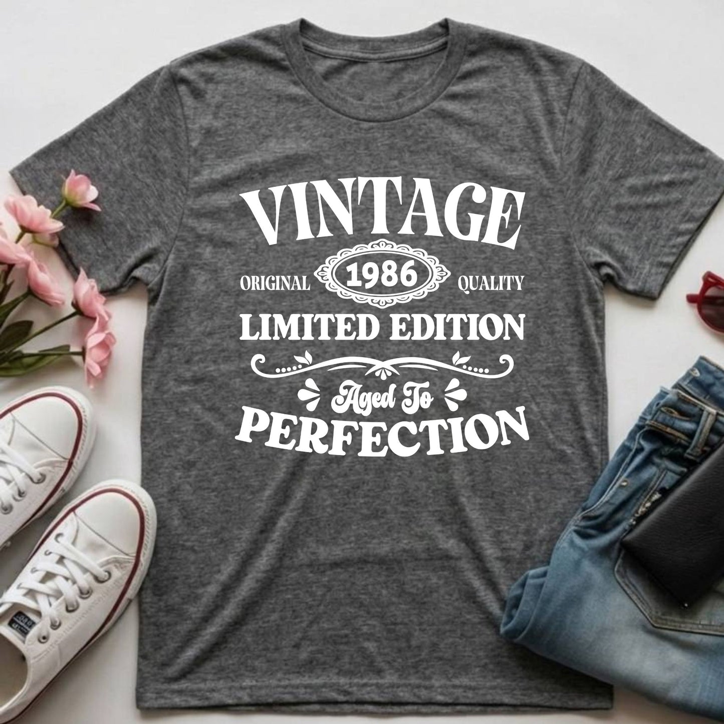 40th Birthday Shirt Vintage 1986 T-Shirt Limited Edition 40 Year Birthday Gift