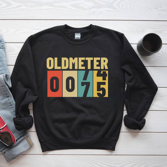 75th Birthday Shirt Oldmeter 75 Years T-Shirt