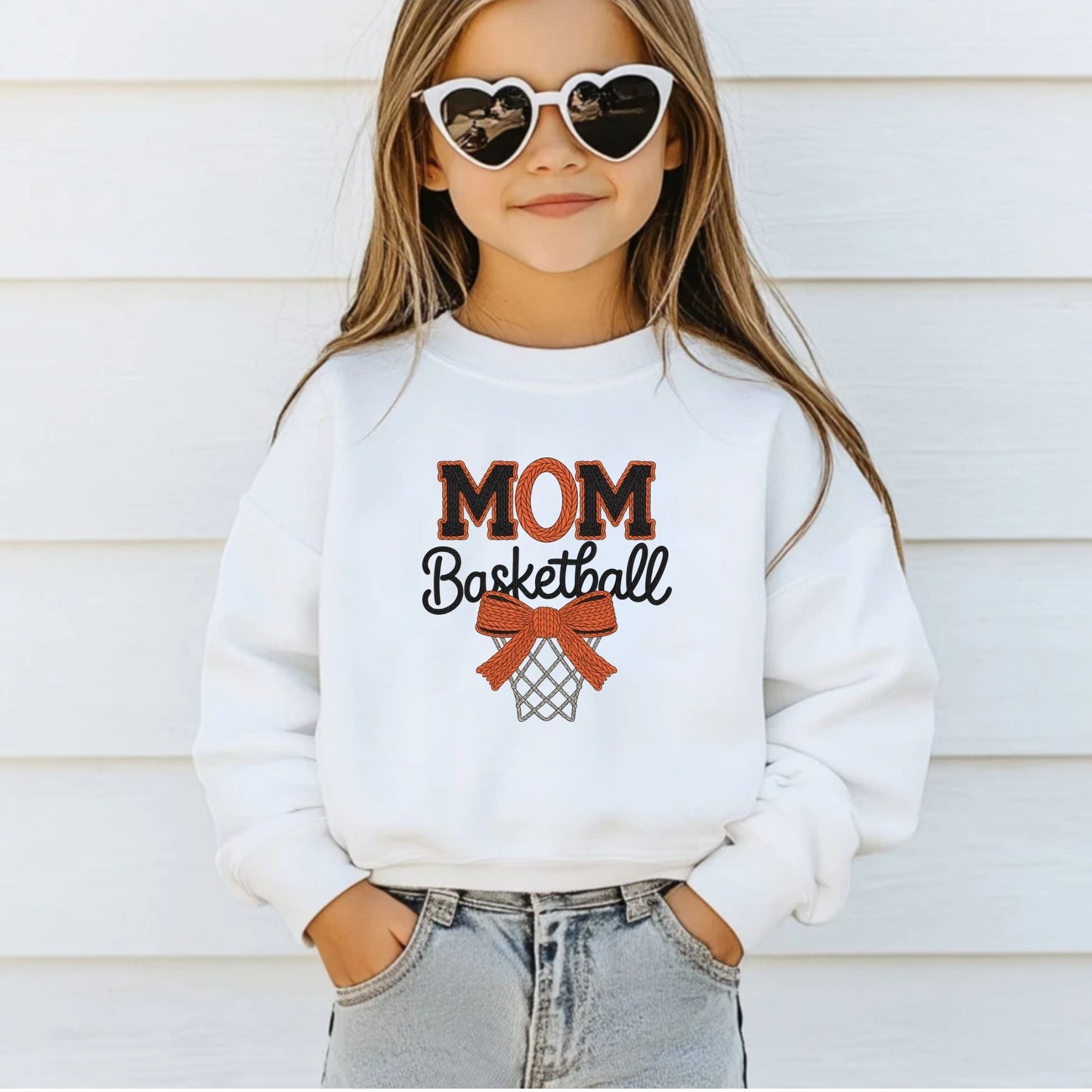 Crochet Basketball Mom DTF Transfer ready to Press