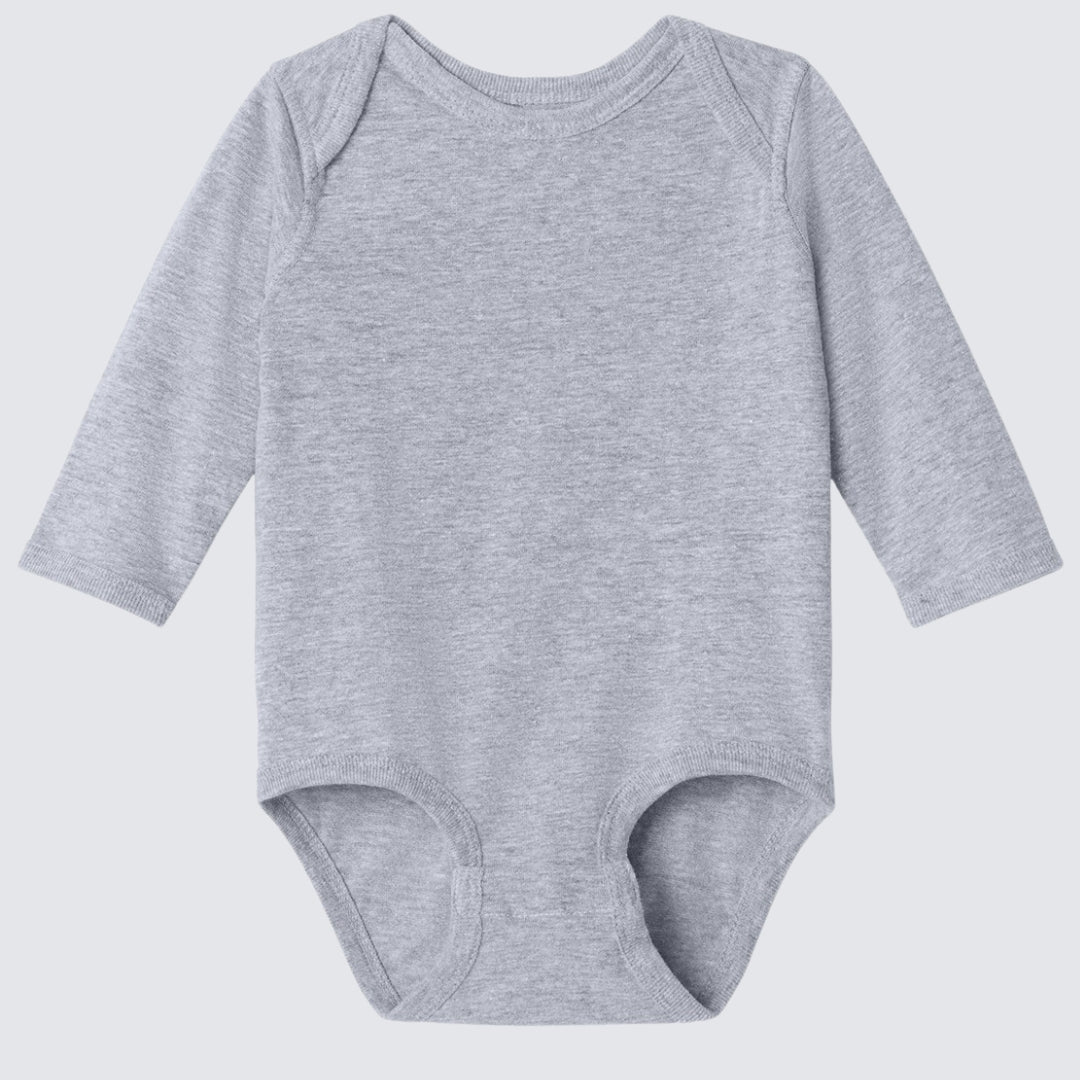 Custom Baby Bodysuit – Long Sleeve Infant Bodysuit | Rabbit Skins RS4421