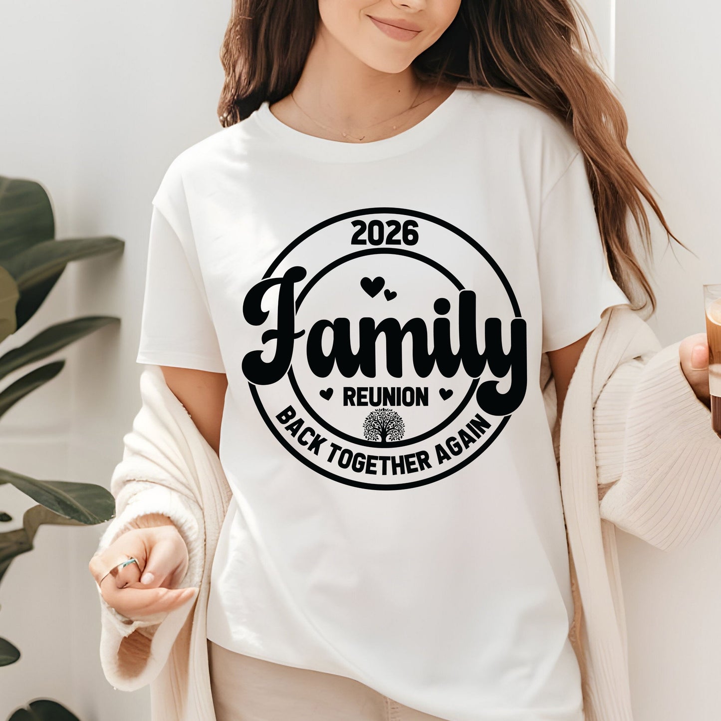 Custom Family Reunion 2026 T Shirt Personalized Family Name Tee Back Together Again