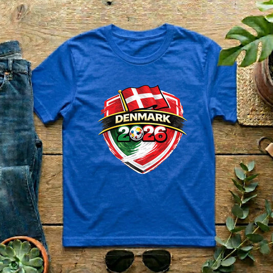 Denmark World Cup T Shirt Soccer Supporter Tees