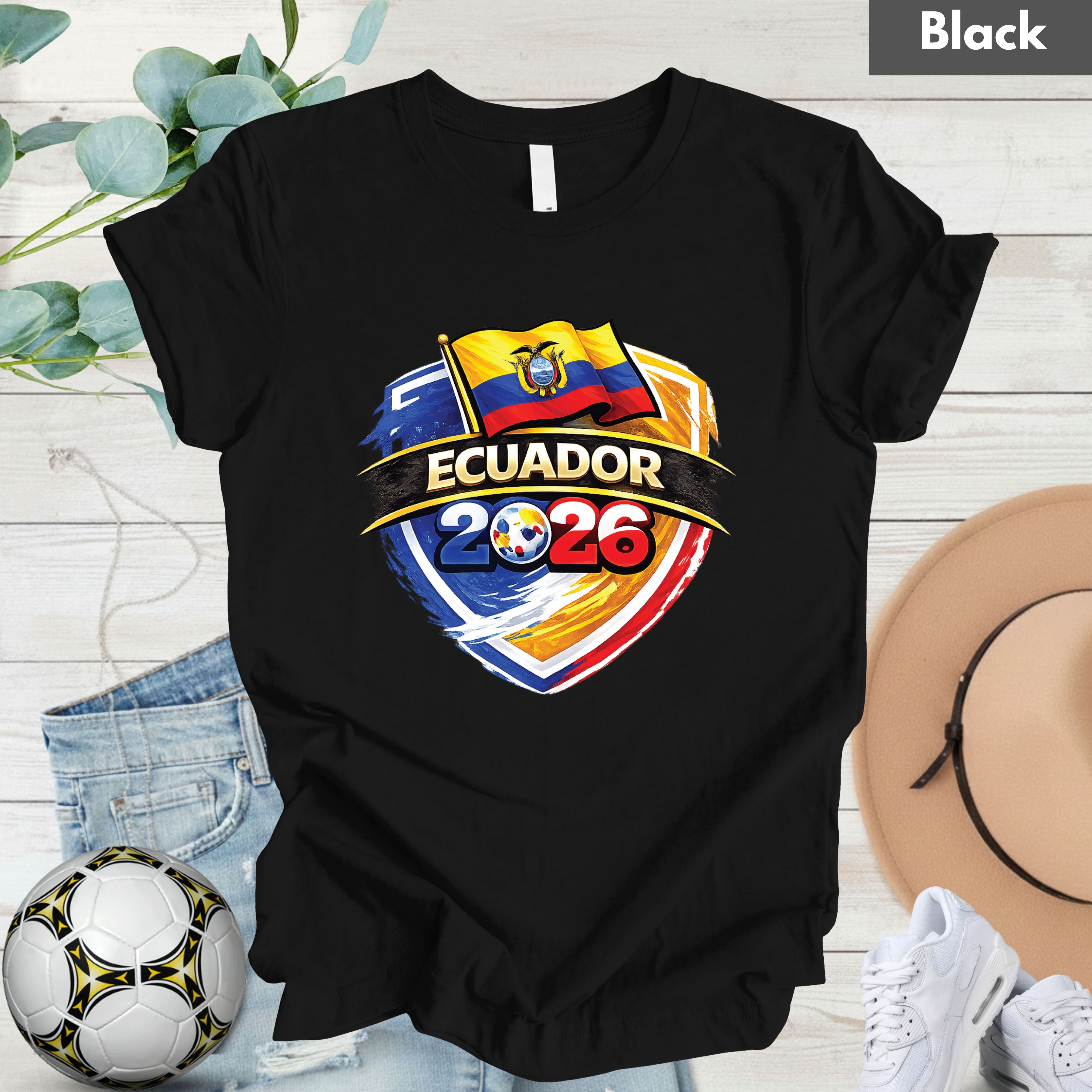Ecuador 2026 World Cup T Shirt Soccer Supporter Tees – Super Custom Tees