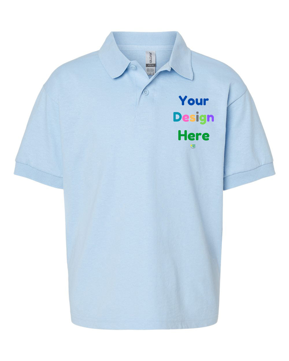 Gildan 8800B - Youth Jersey Polo Youth T Shirt