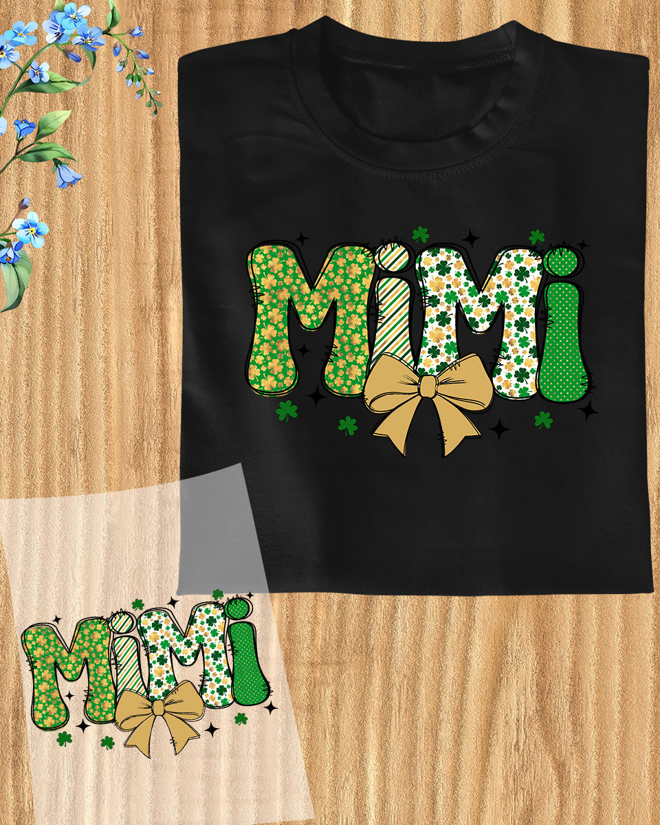 Mimi St Patrick's Day DTF Transfer Film