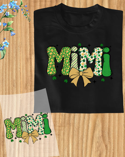 Mimi St Patrick's Day DTF Transfer Film