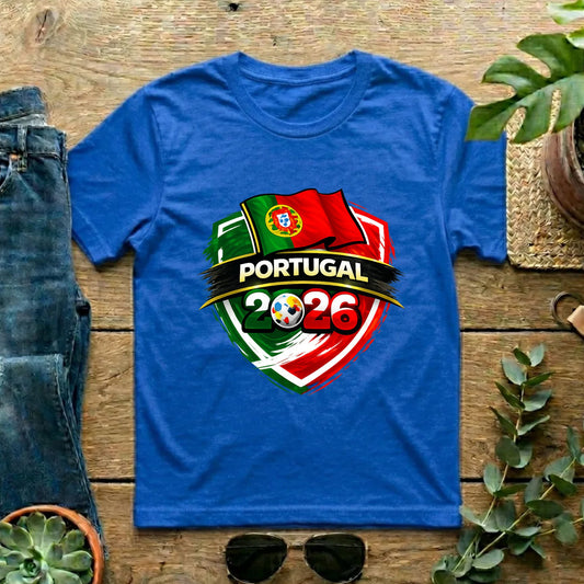 Portugal 2026 World Cup T Shirt Soccer Supporter Tees