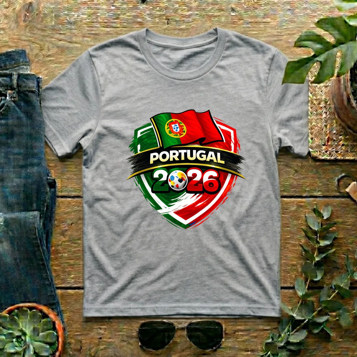 Portugal 2026 World Cup T Shirt Soccer Supporter Tees