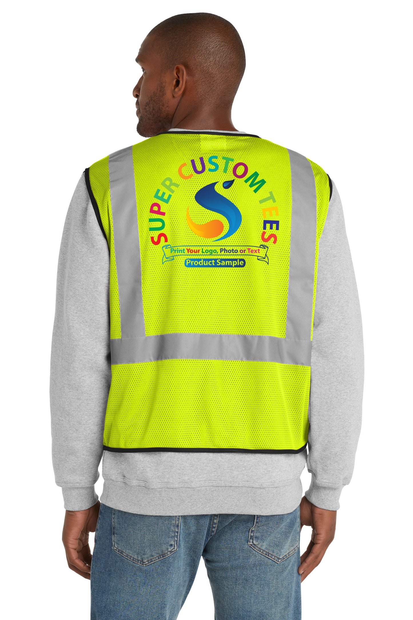CornerStone CSV100 - Unisex ANSI 107 Class 2 Economy Mesh One-Pocket Vest