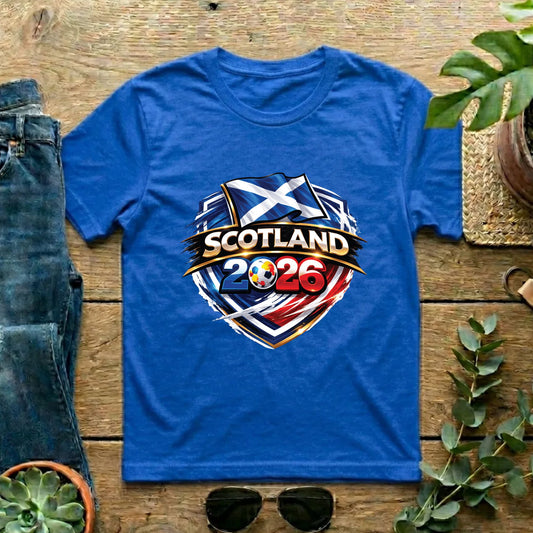 Scotland 2026 World Cup T Shirt Soccer Supporter Tees