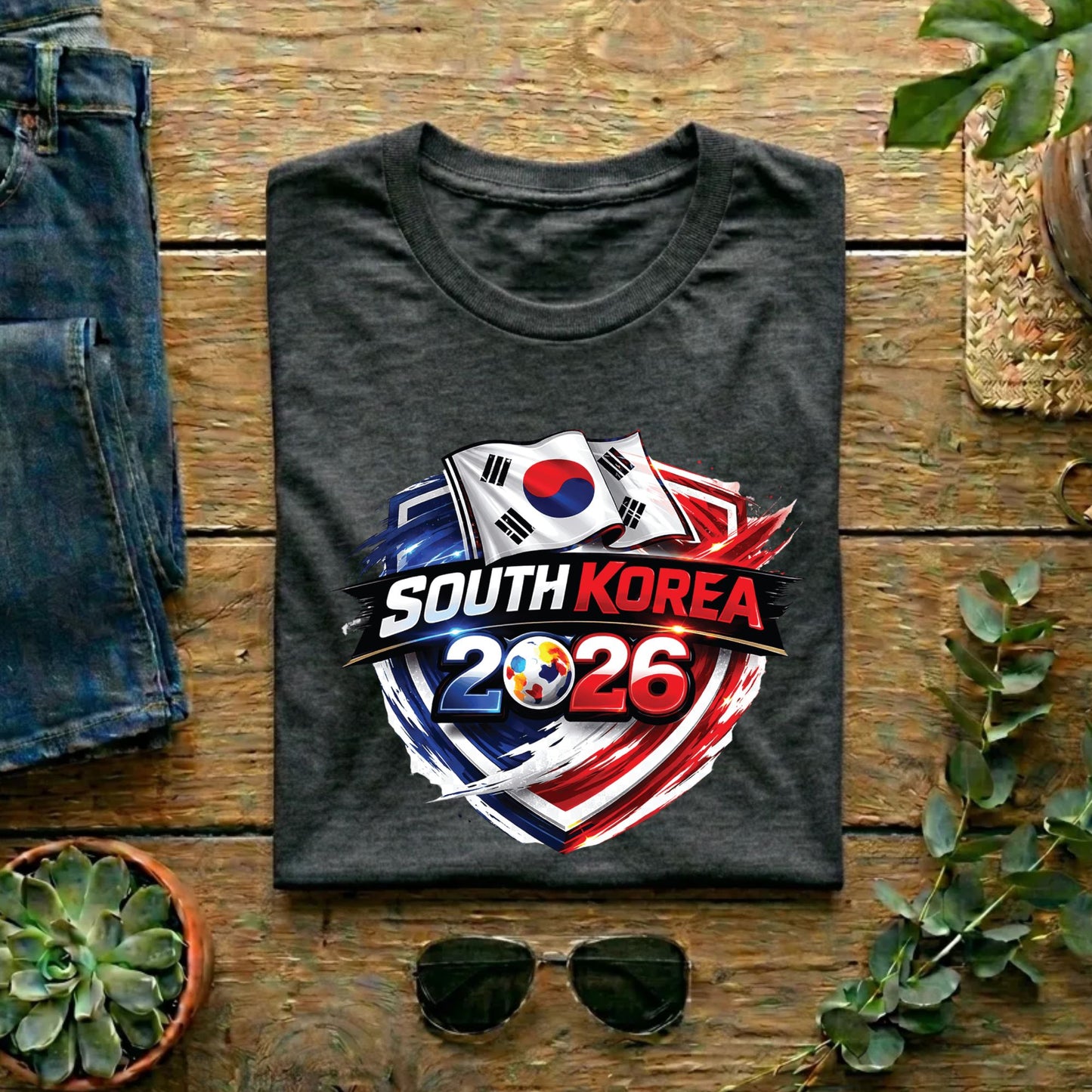 South Korea 2026 World Cup T Shirt Soccer Supporter Tees