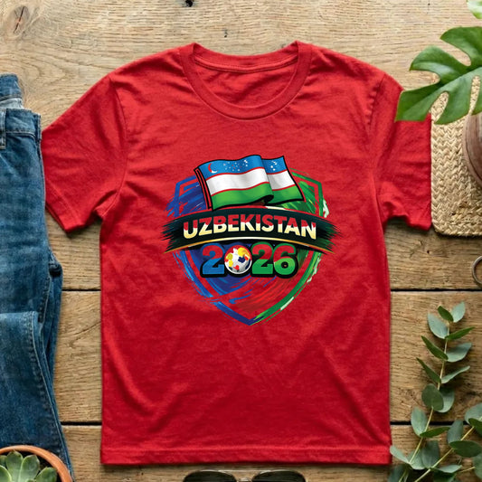 Uzbekistan World Cup T Shirt Soccer Supporter Tees