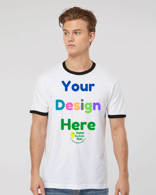 Tultex-Unisex Fine Jersey Ringer T-Shirt - 246