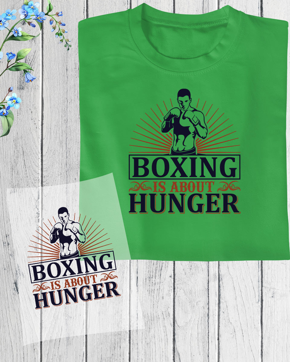 Boxing Gift Slogan DTF Transfer Film
