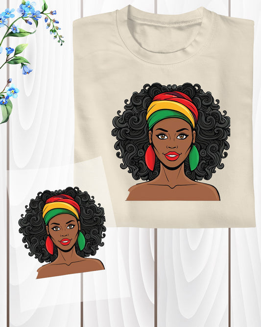 African American Juneteenth DTF Transfer