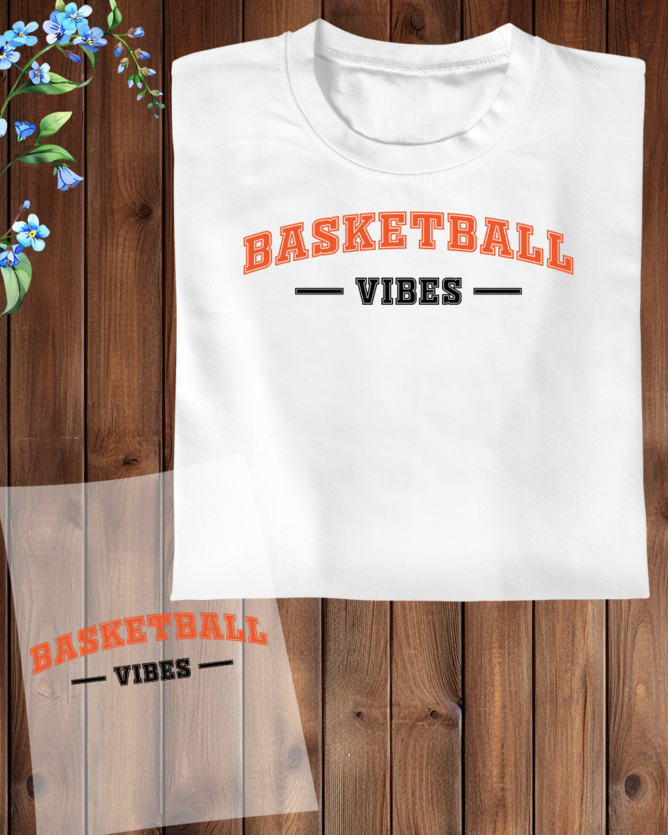 Basketball Vibes Retro DTF Transfer Film