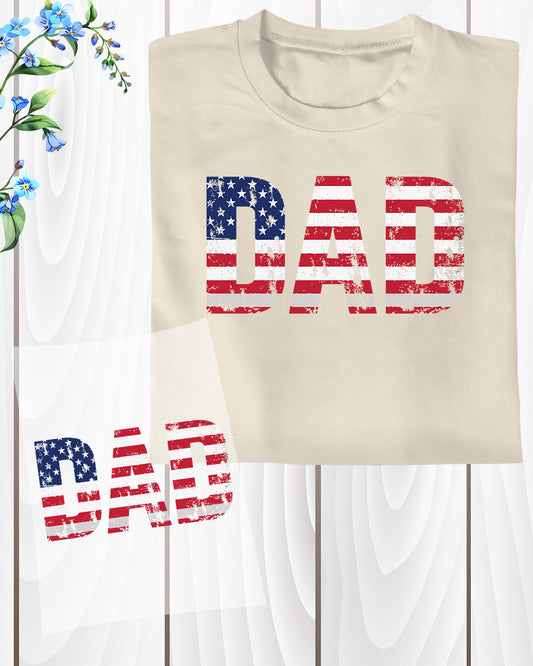 American Dad 4th of July Gift DTF Transfer