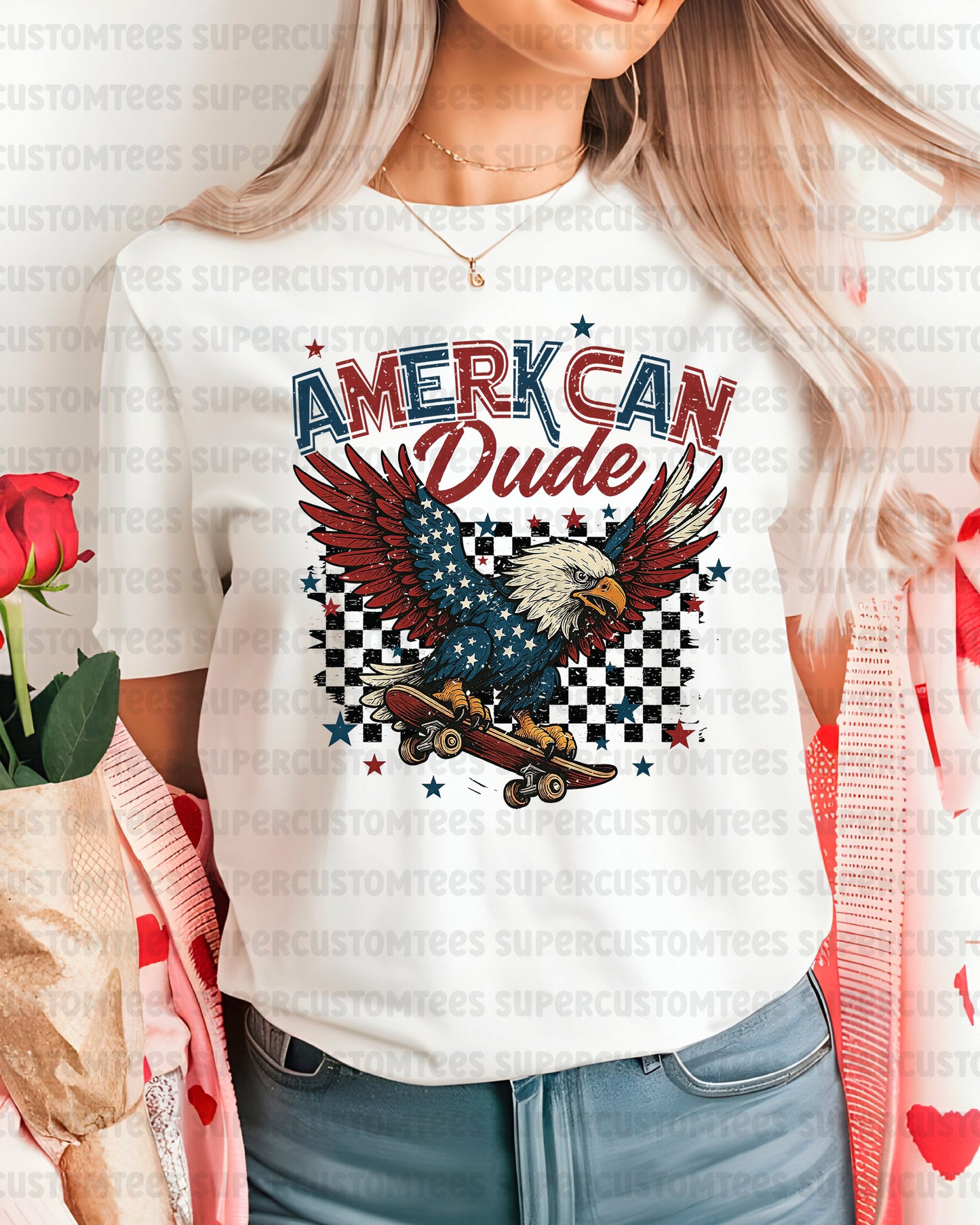 American Dude DTF Transfer