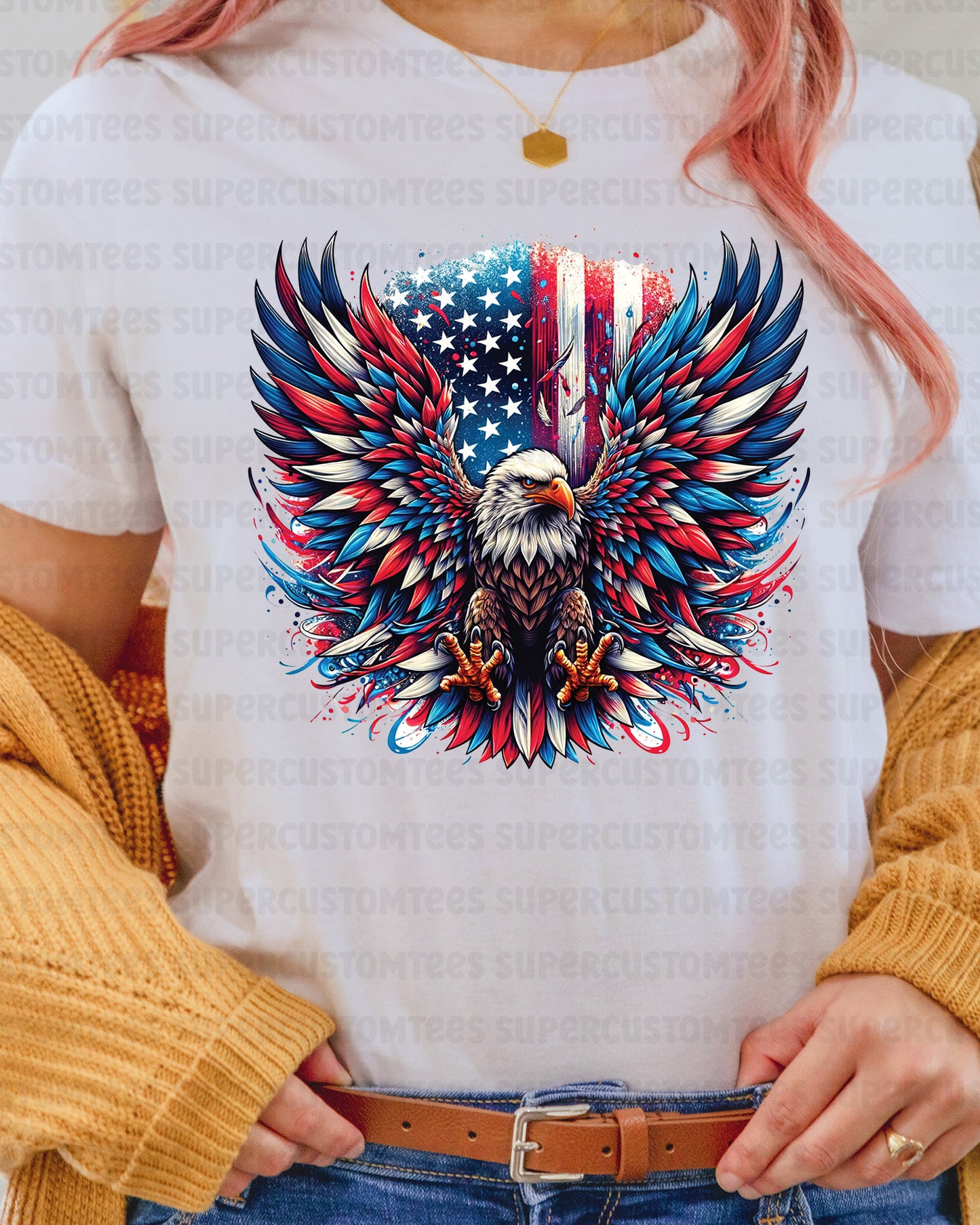 American Eagle Heat Transfer for Shirts