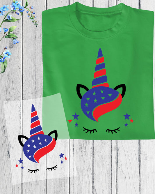 American Independence Day Heat Transfer for Shirts