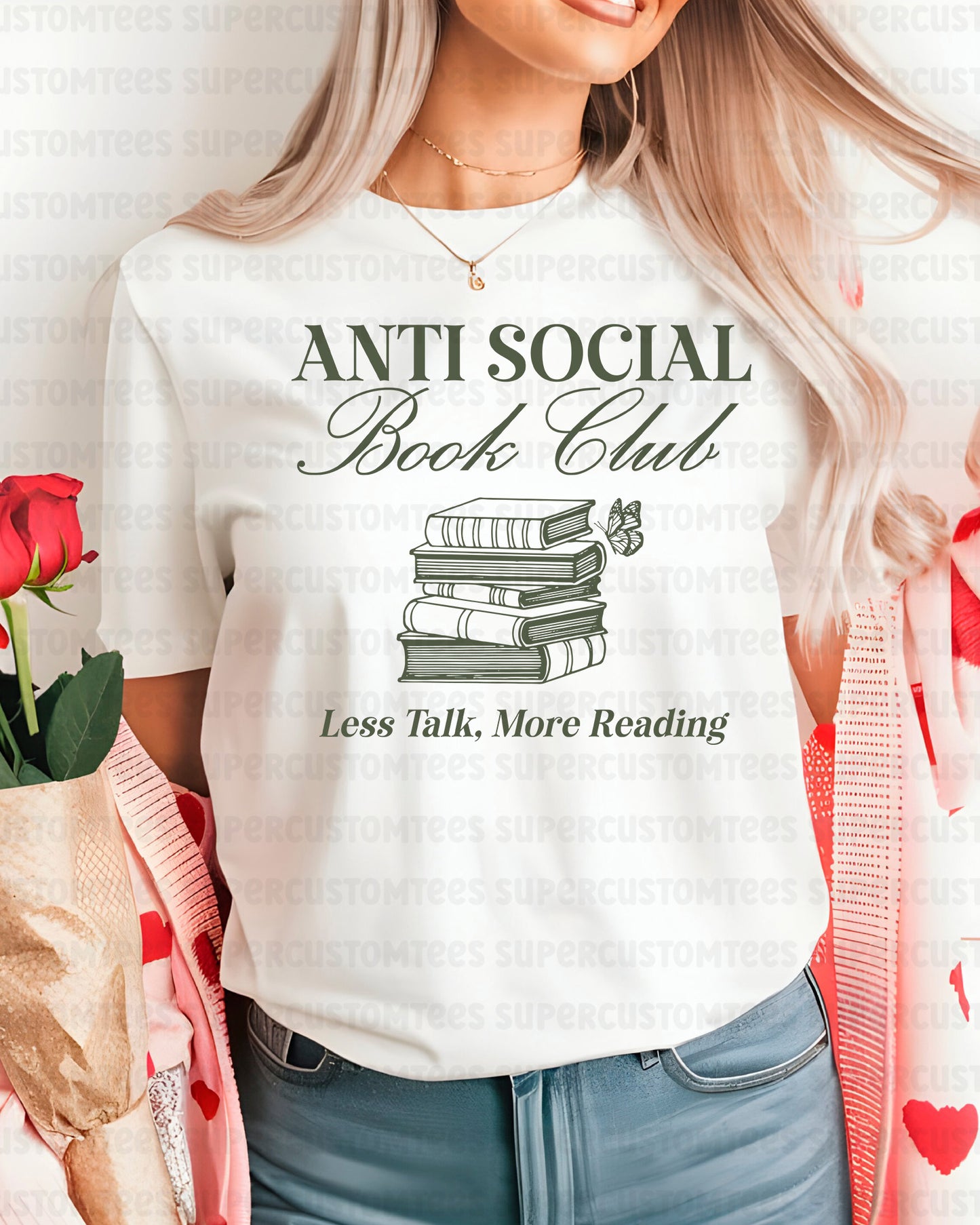 Anti Social Book Club Heat Transfer