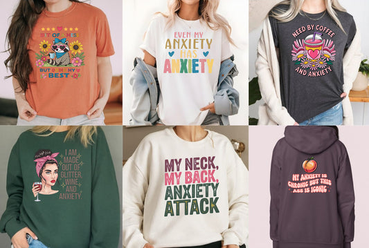 Anxiety DTF Transfers Ready To Press