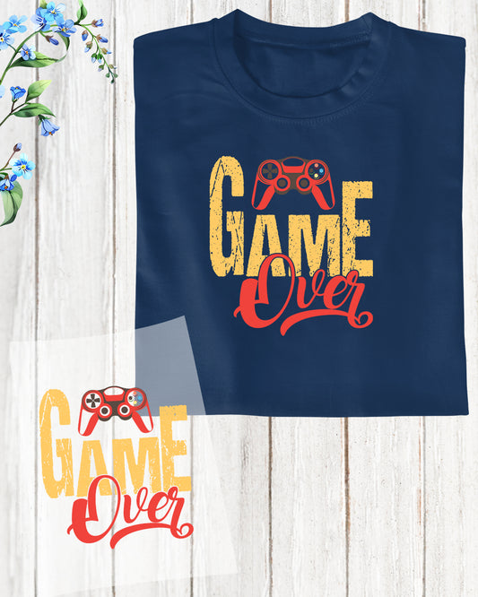 Game Over DTF Transfer Film