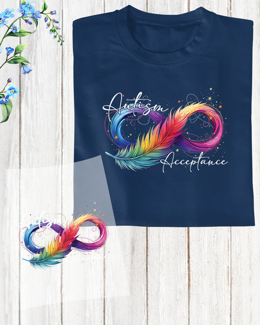 Autism Acceptance Iron on Transfers for Shirts