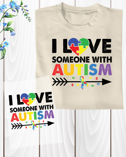 Autism Awareness DTF Transfer