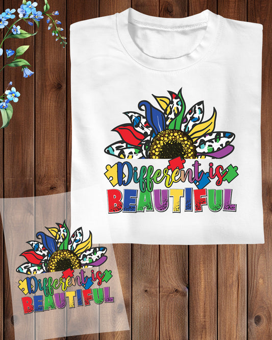 Autism DTF Transfer Ready to Press