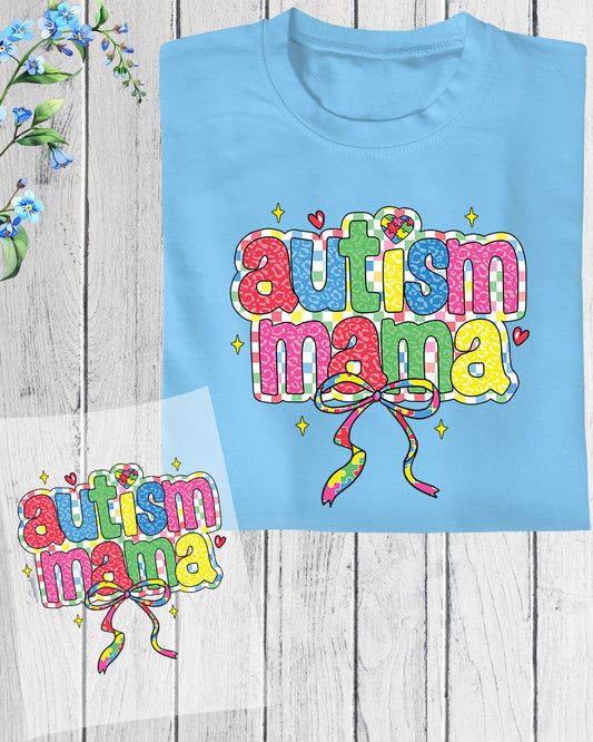 Autism Mama Iron on Transfers for Shirts