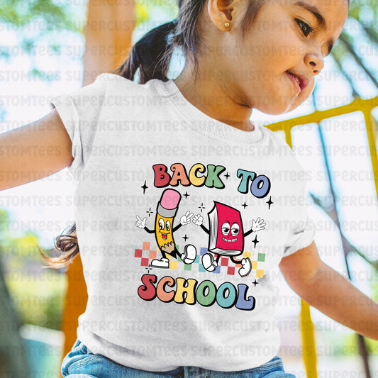 Back to School DTF Transfer Ready to Press