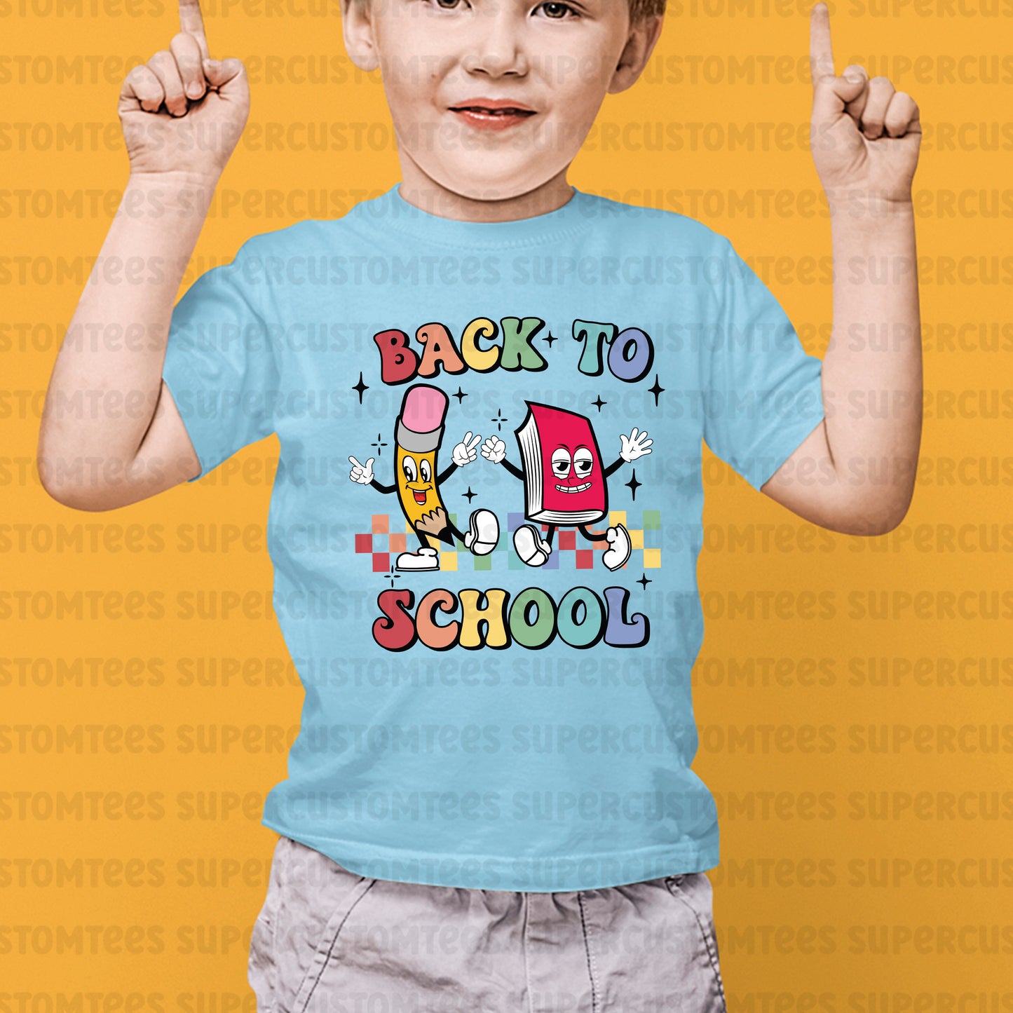 Back to School DTF Transfer Ready to Press