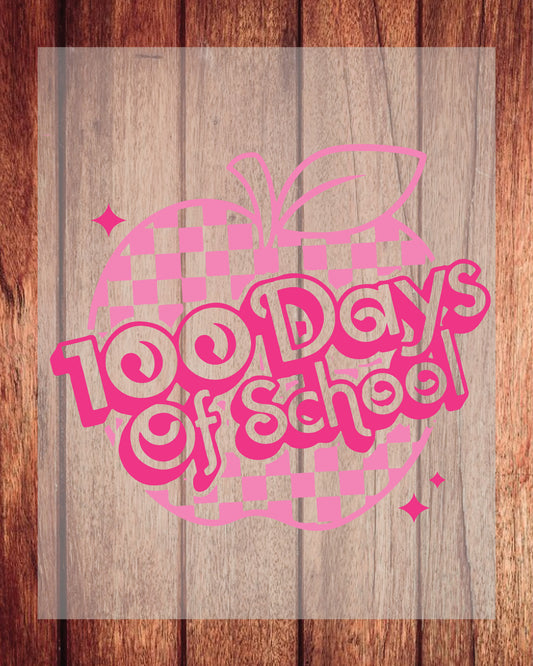 Barbie 100 Days Of School DTF Transfers Ready To Press