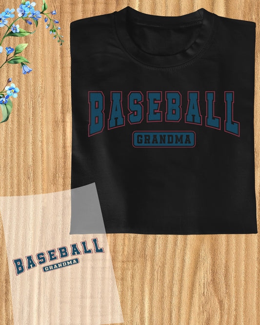 Baseball Grandma DTF Transfer Film