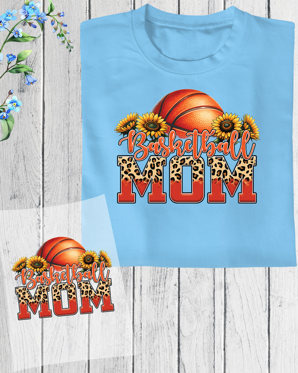 Flower Basketball Mom DTF Transfer Film