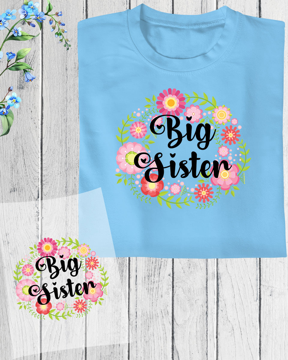 Big Sister Flower DTF Transfer Film