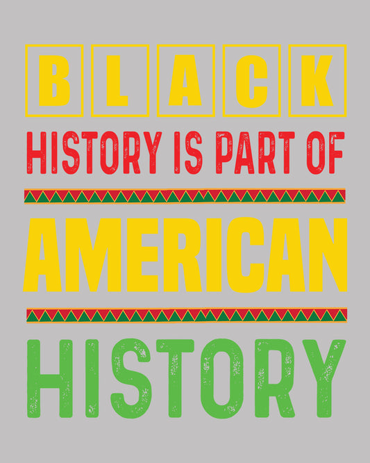 Black History is Part Of American History DTF Transfer Film