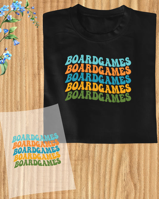 Board Games Retro DTF Transfer Film