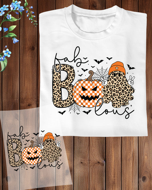 Boojee Ghost Retro Halloween DTF Transfer