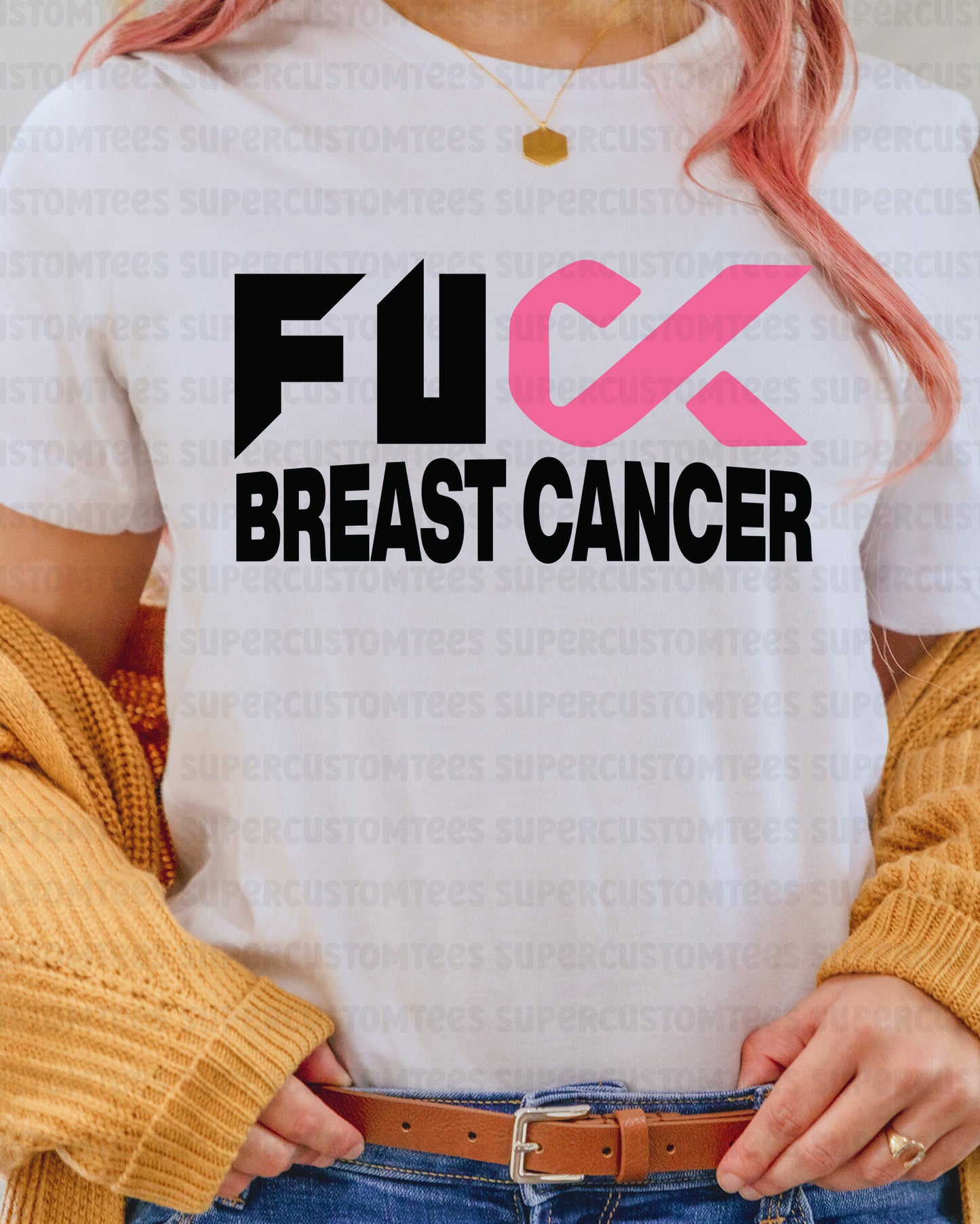 Breast Cancer Awareness Heat Transfer for Shirt