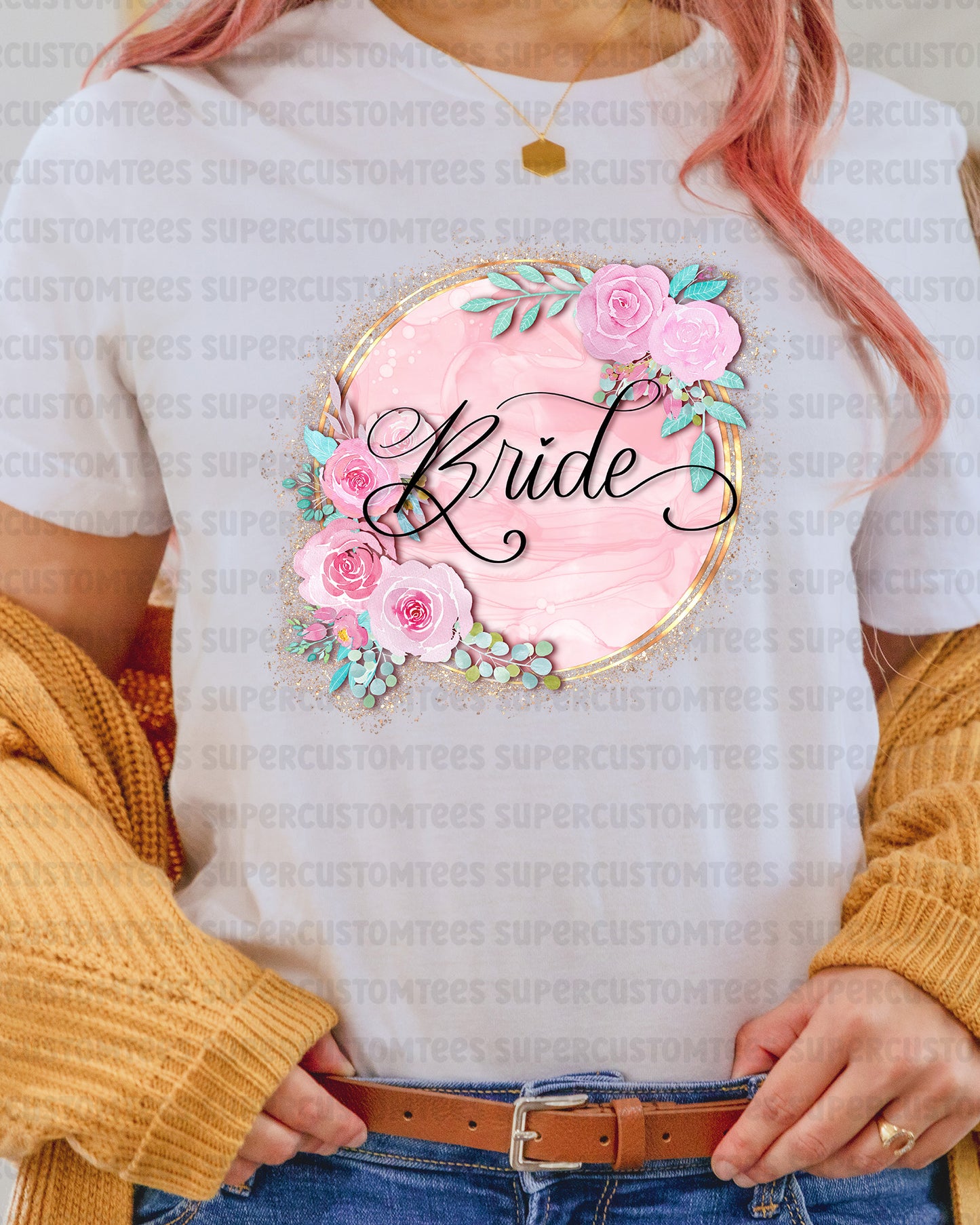 Bride Flower DTF Transfer