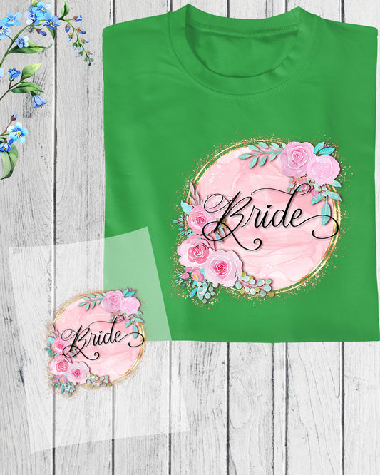 Bride Flower DTF Transfer