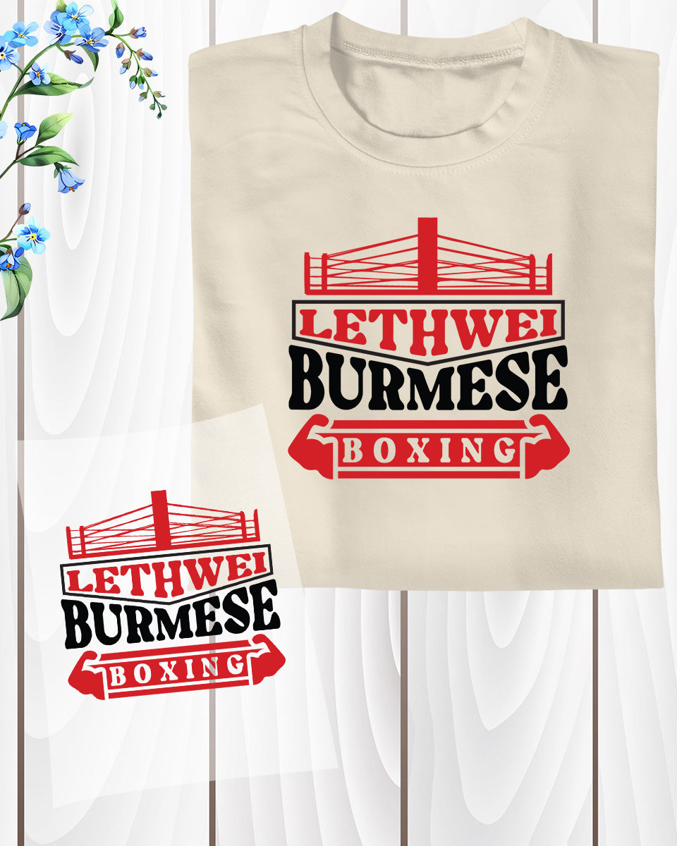 Lethwei Burmeshe Boxing DTF Transfer Film