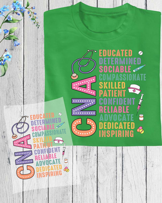 Certified Nursing Assistant Heat Transfer For Shirts